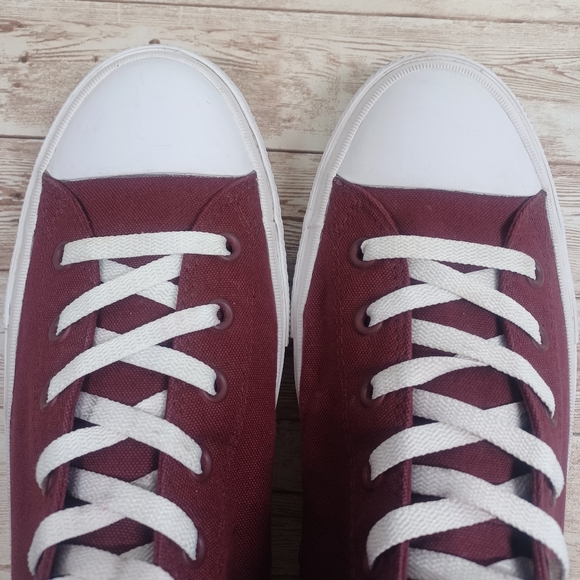 Converse Chuck Taylor II (discontinued) High Tops Maroon Lunarlon Men's Size 13 - Picture 2 of 15